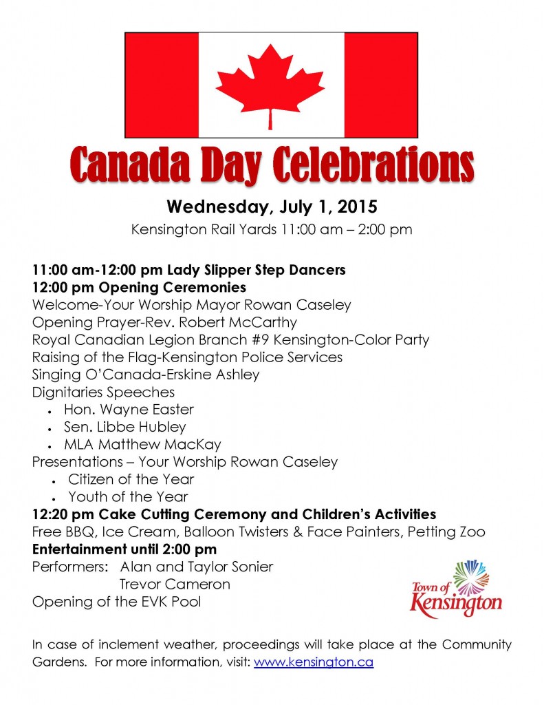 Canada Day poster2015