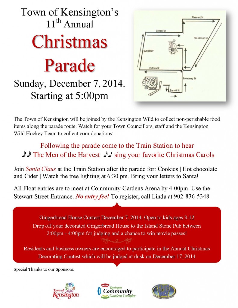 Christmas Parade Poster 2014