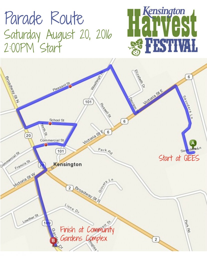 Parade route poster 2016