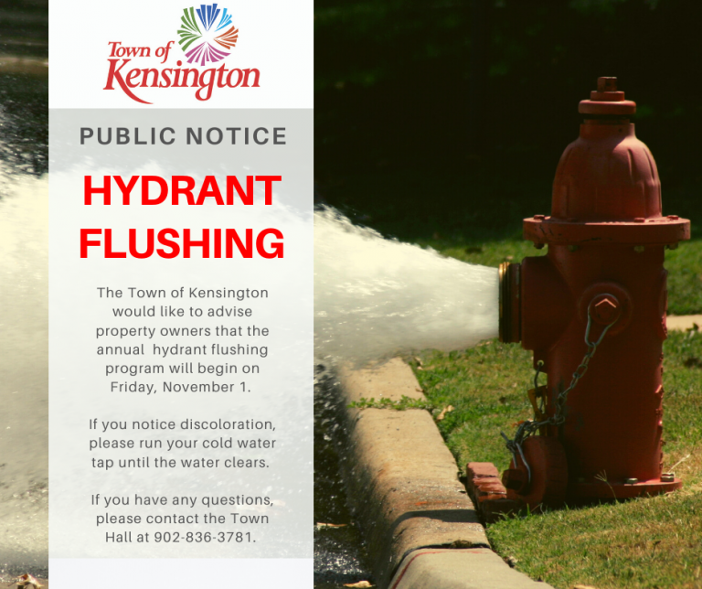 Fire Hydrant Flushing | Town of Kensington