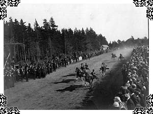 Horse racing in New Annan.  Winner: Bradford MacArthur
