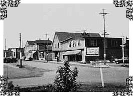 The intersection where the five main roads meet in Kensington