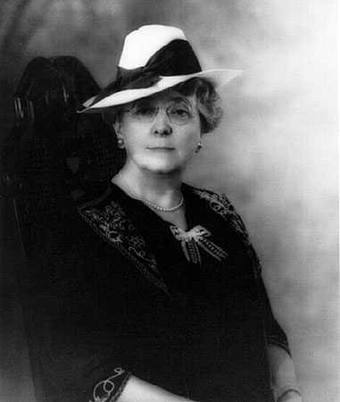 L.M. Montgomery at age sixty.