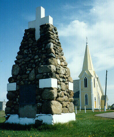 Cenotaph in Lennox Island