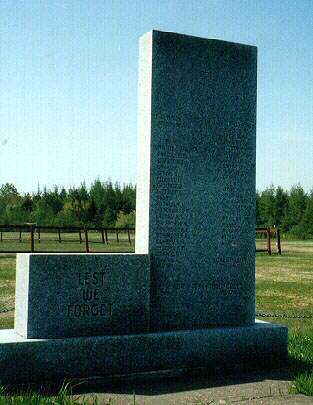 Cenotaph in Ellerslie
