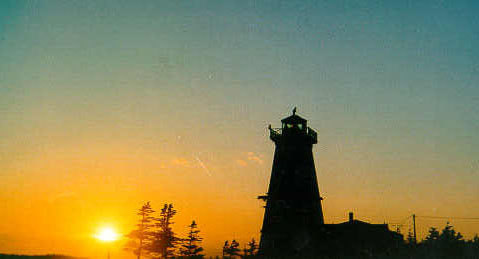 Sunset at West Point Lighthouse